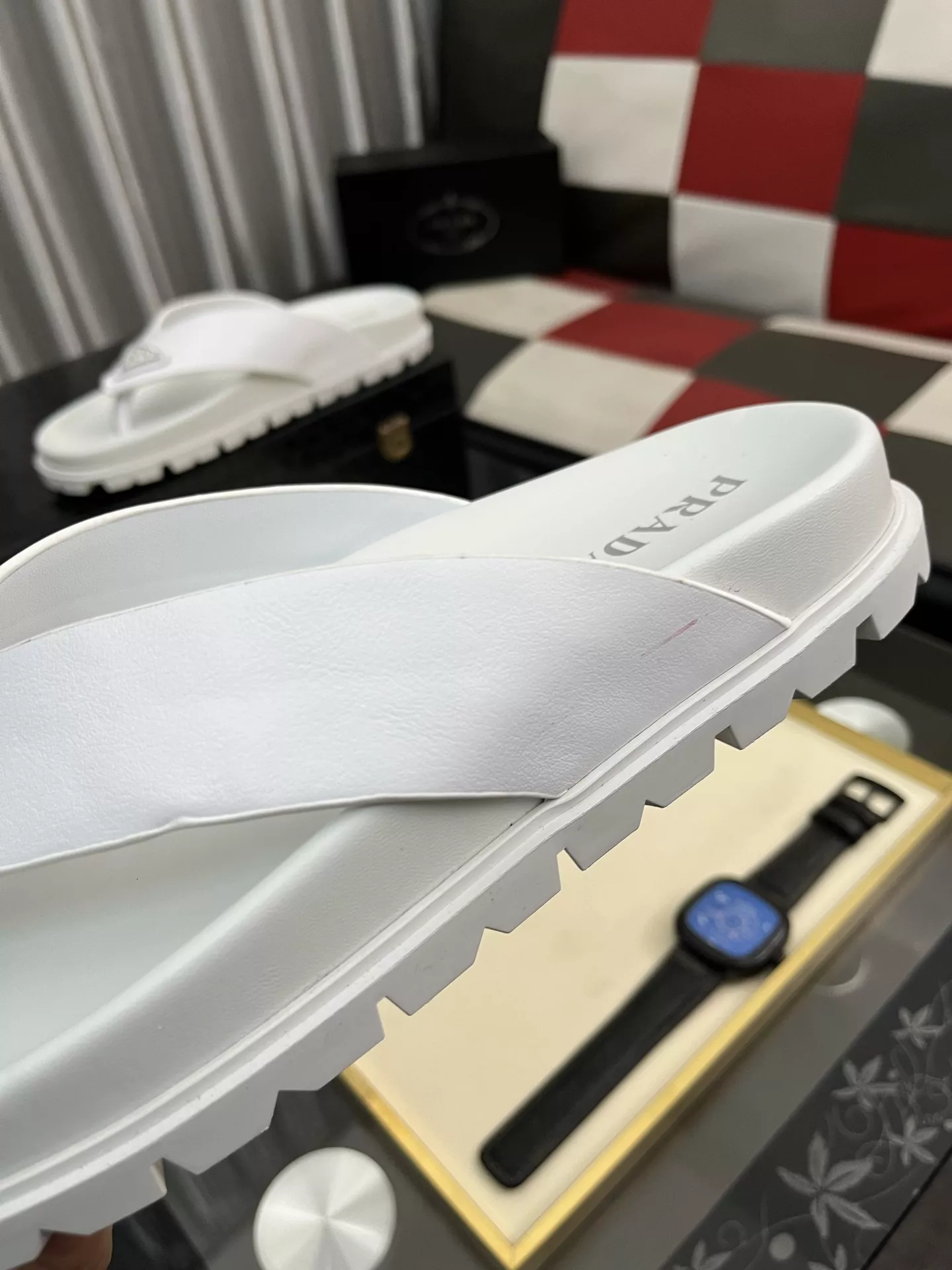 Elegant 8613 Prada Slippers For Men