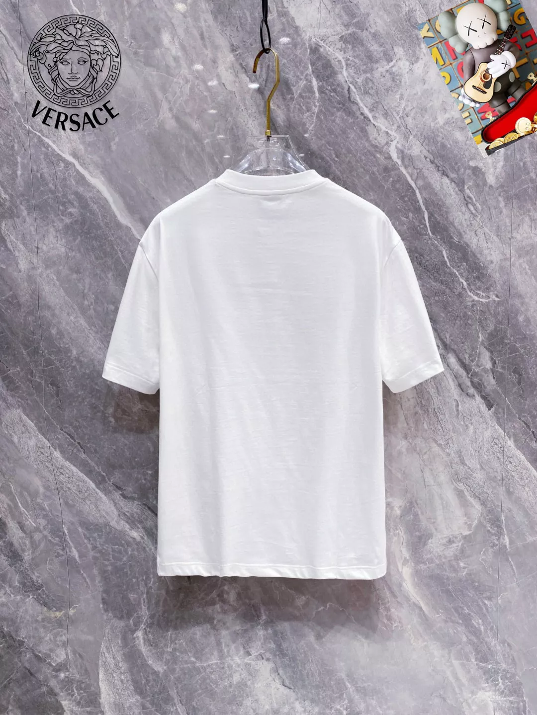Elegant 8732 Versace T-Shirts Short Sleeved For Unisex