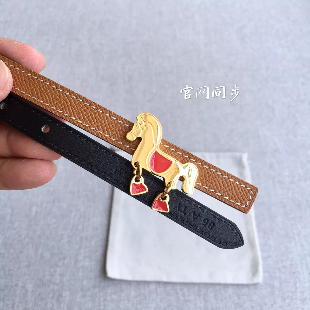 Elegant 9001 Hermes AAA Quality Belts In 1.3cm For Women