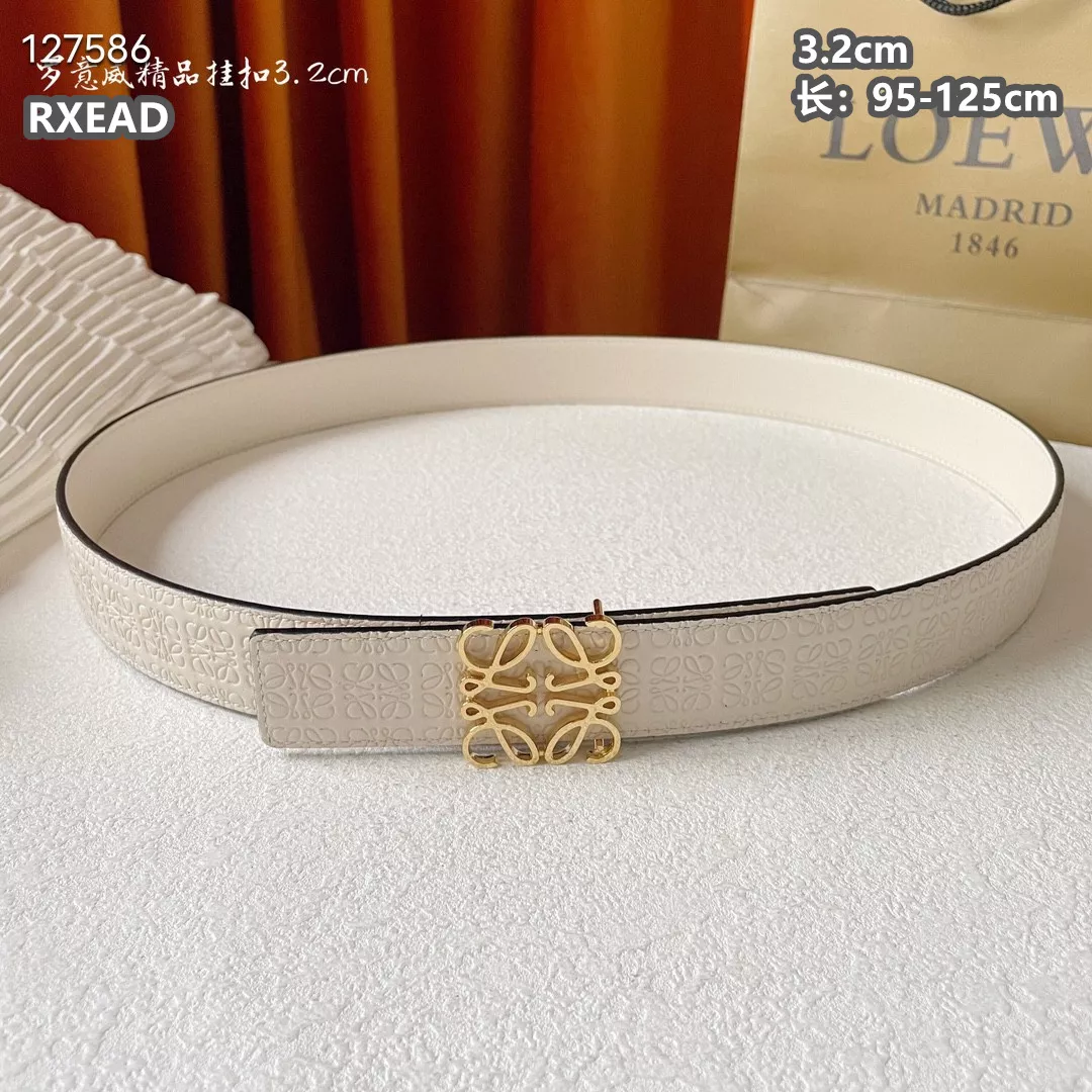 Elegant 9716 LOEWE AAA Quality Belts For Unisex