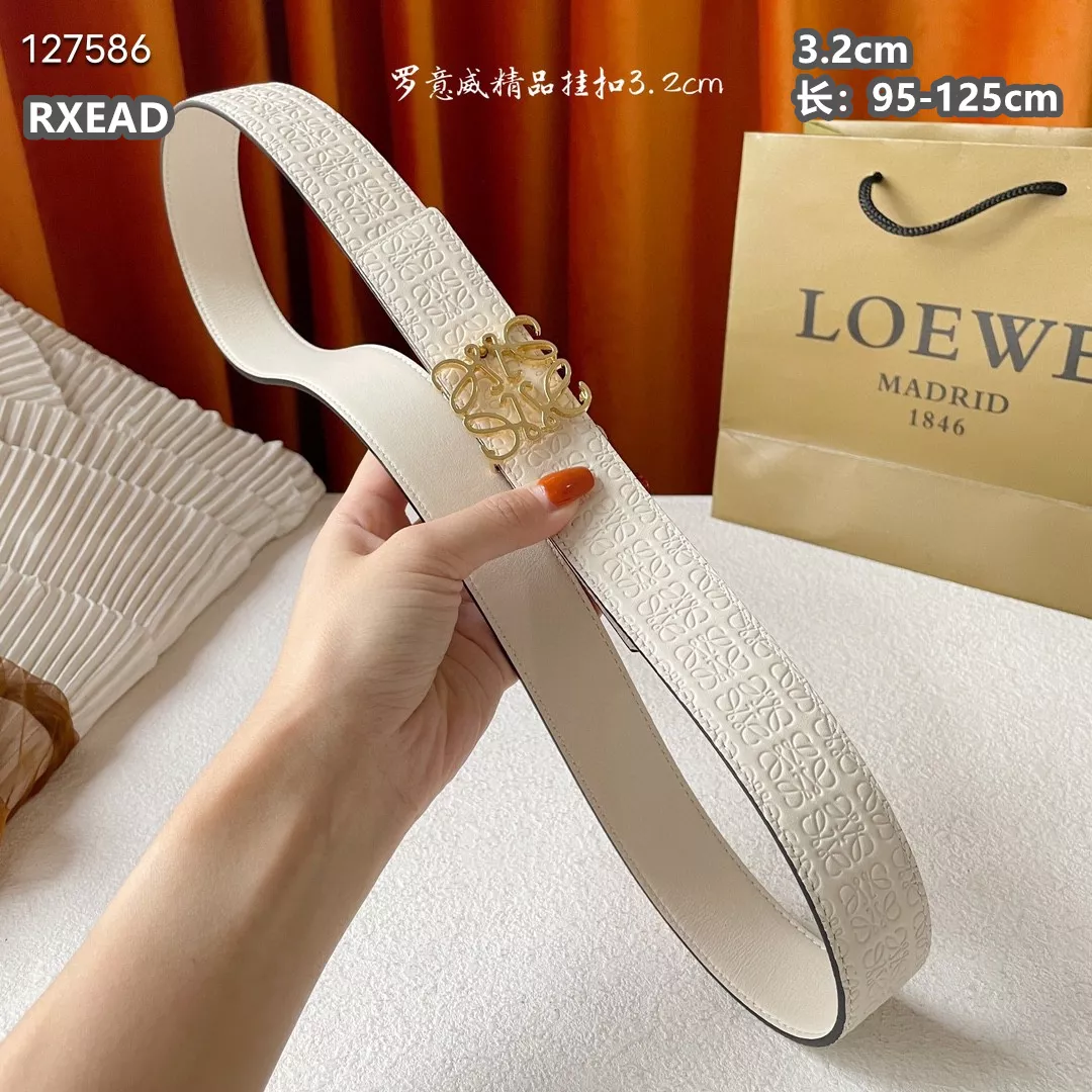 Elegant 9716 LOEWE AAA Quality Belts For Unisex