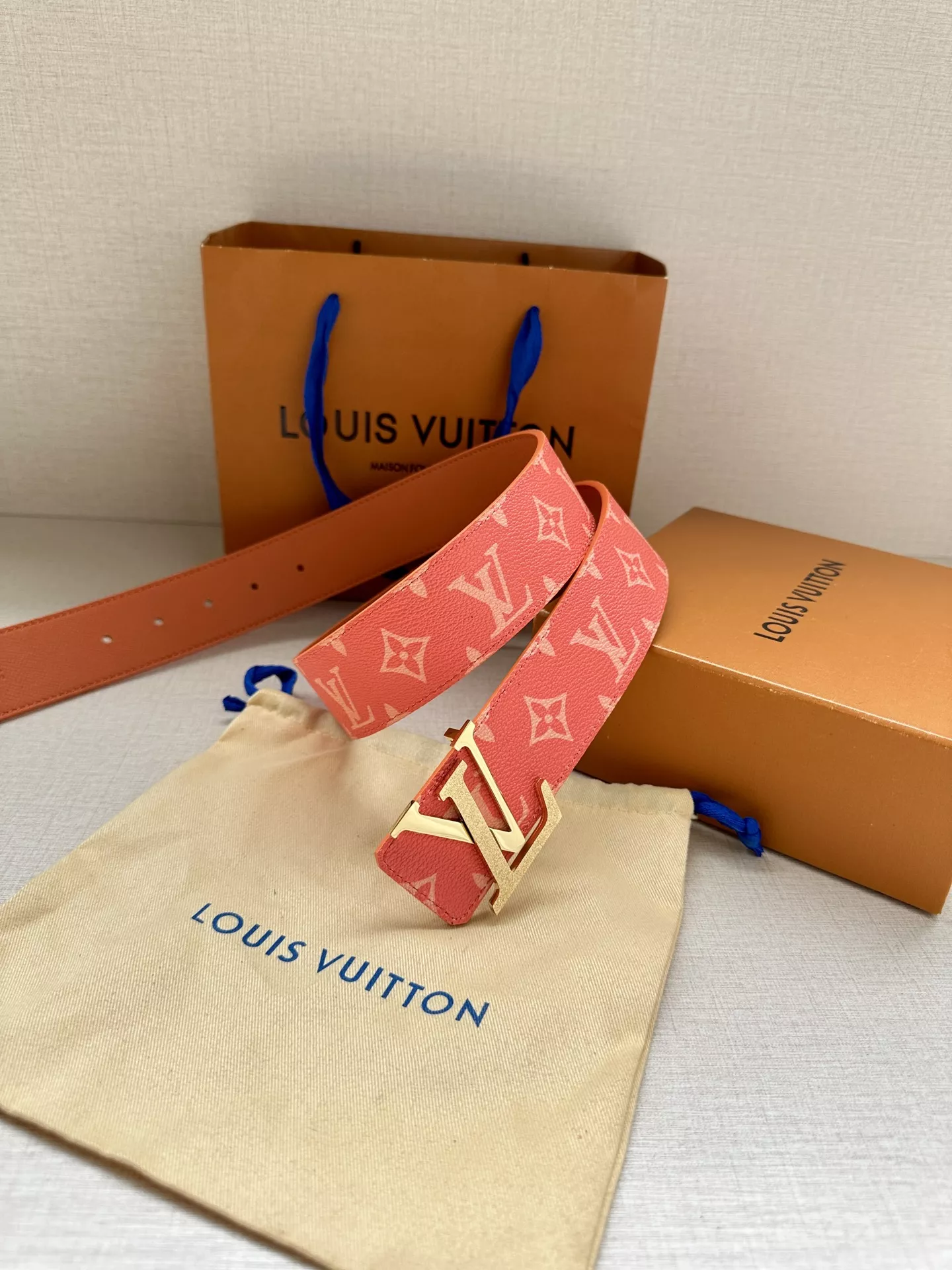 Elegant 9958 Louis Vuitton AAA Quality Belts In 4.0cm For Unisex