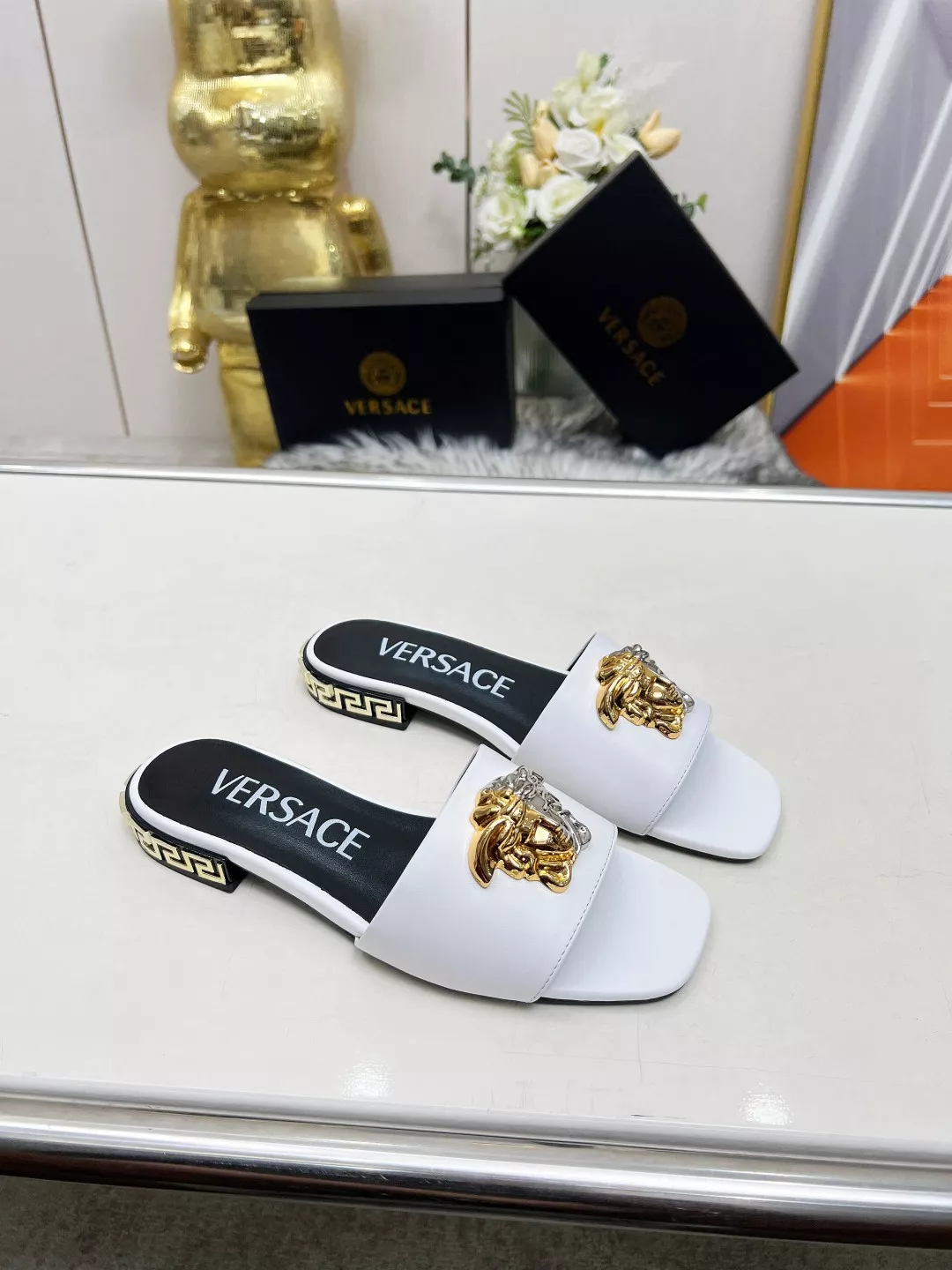 EyeCatching 1180 Versace Slippers For Women