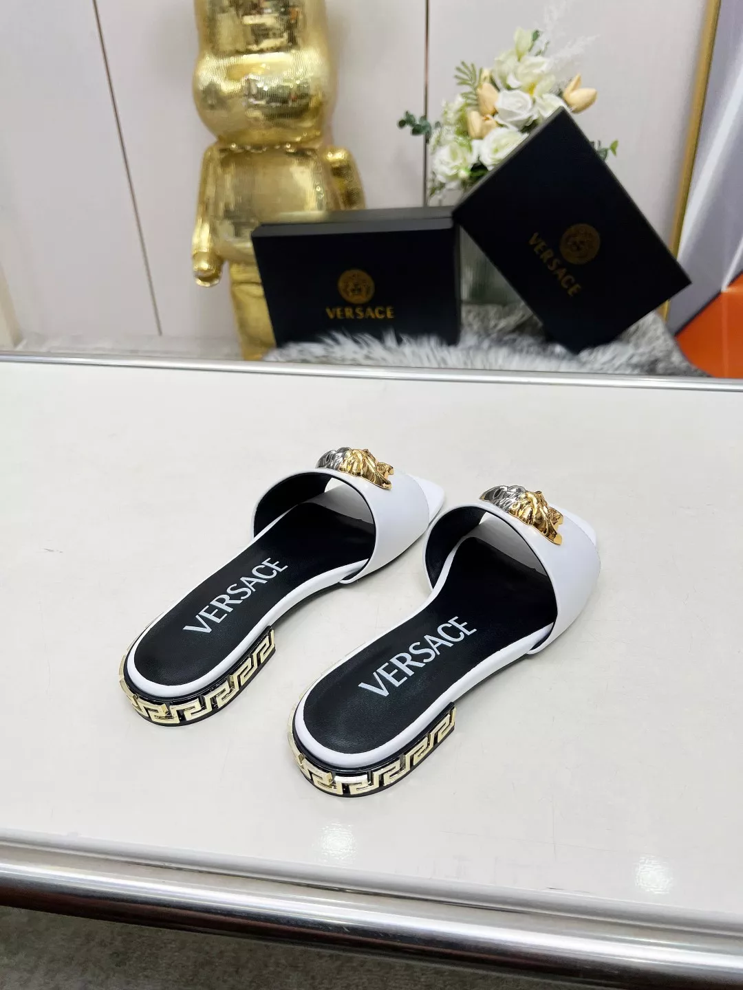 EyeCatching 1180 Versace Slippers For Women