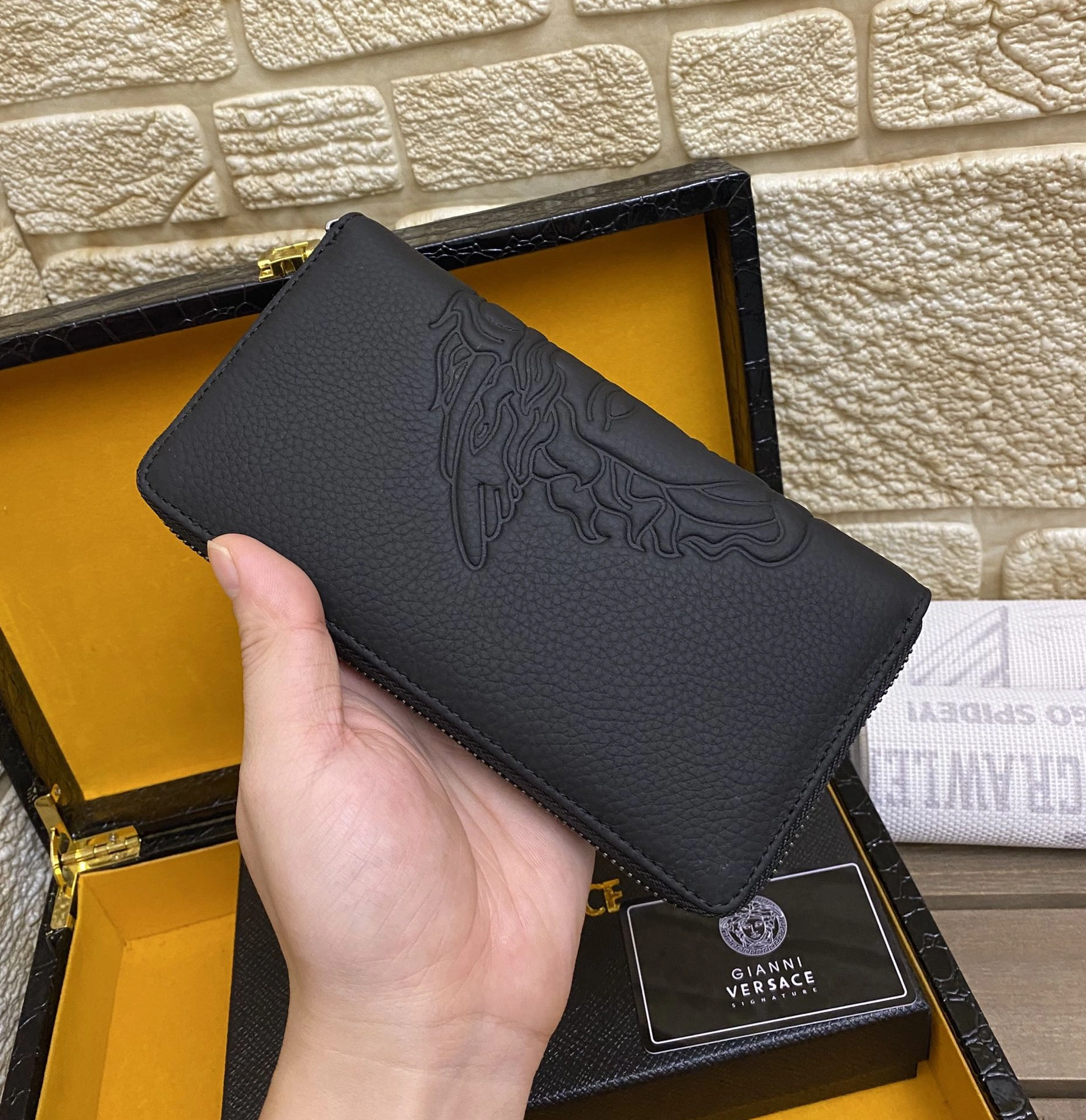 EyeCatching 1790 Versace AAA Man Wallets