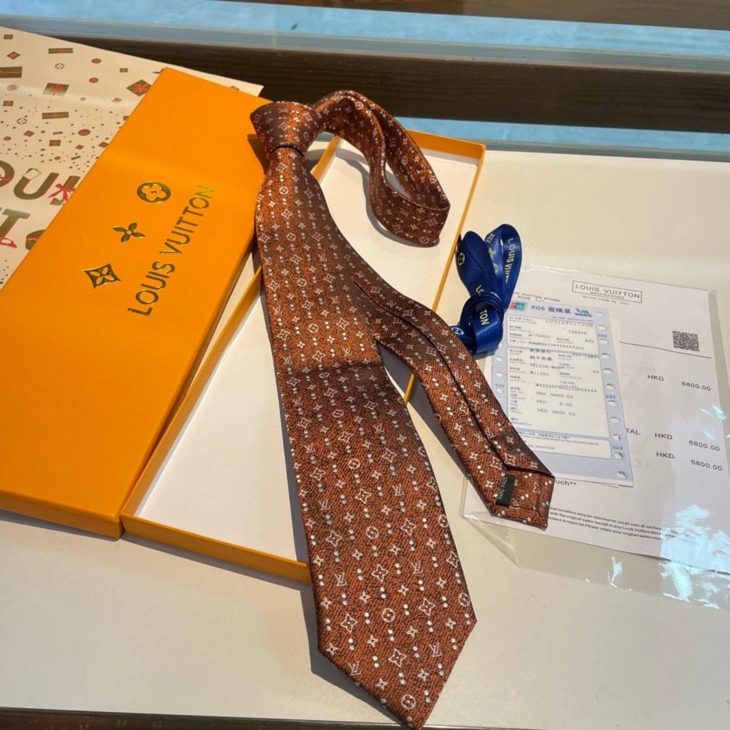 EyeCatching 205 Louis Vuitton LV Necktie For Men