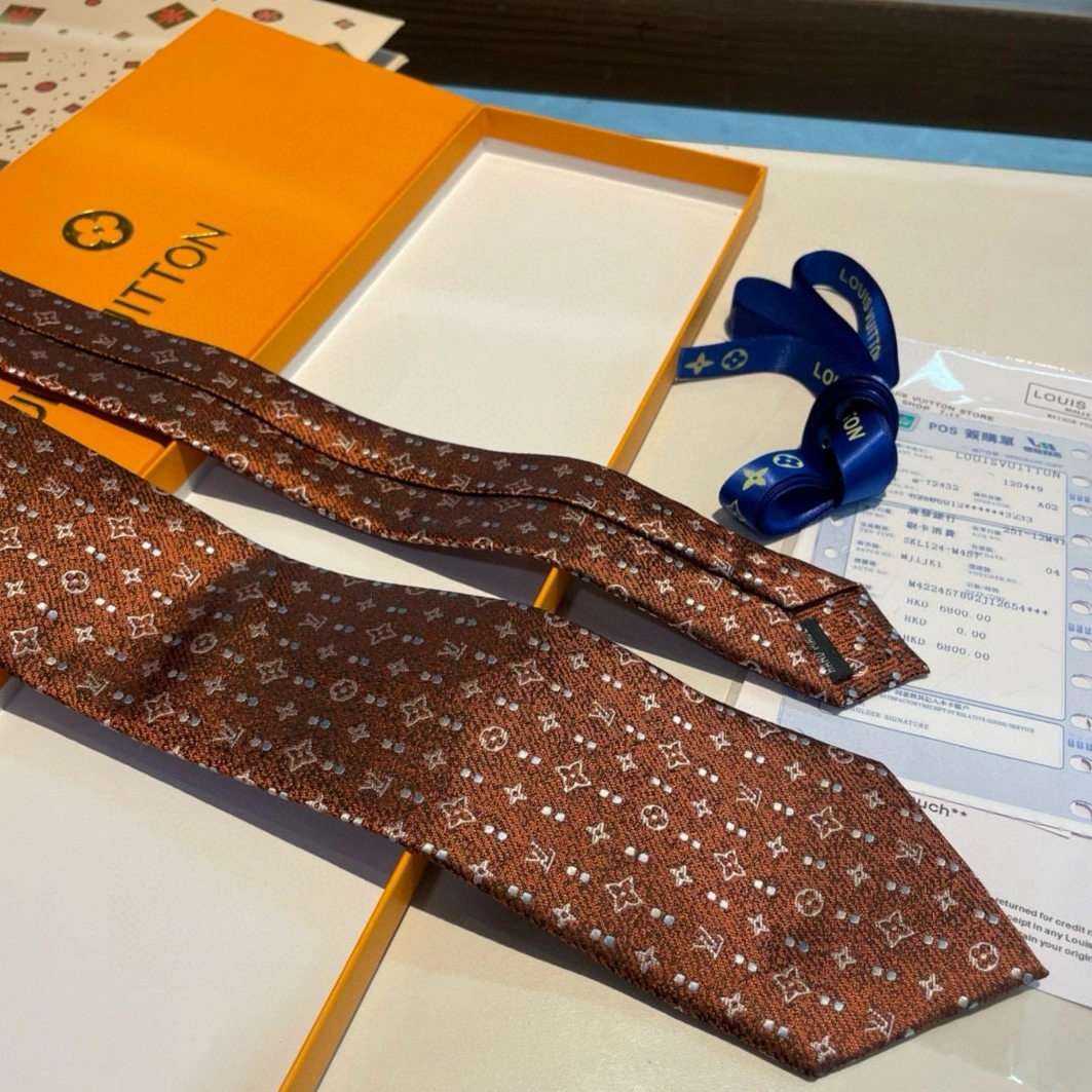 EyeCatching 205 Louis Vuitton LV Necktie For Men