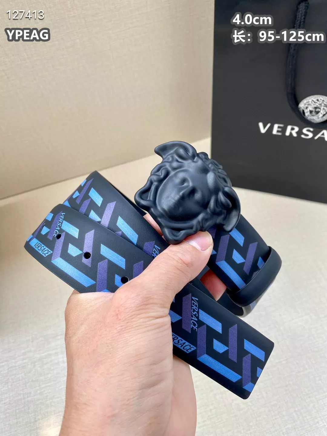 EyeCatching 3247 Versace AAA Quality Belts For Unisex