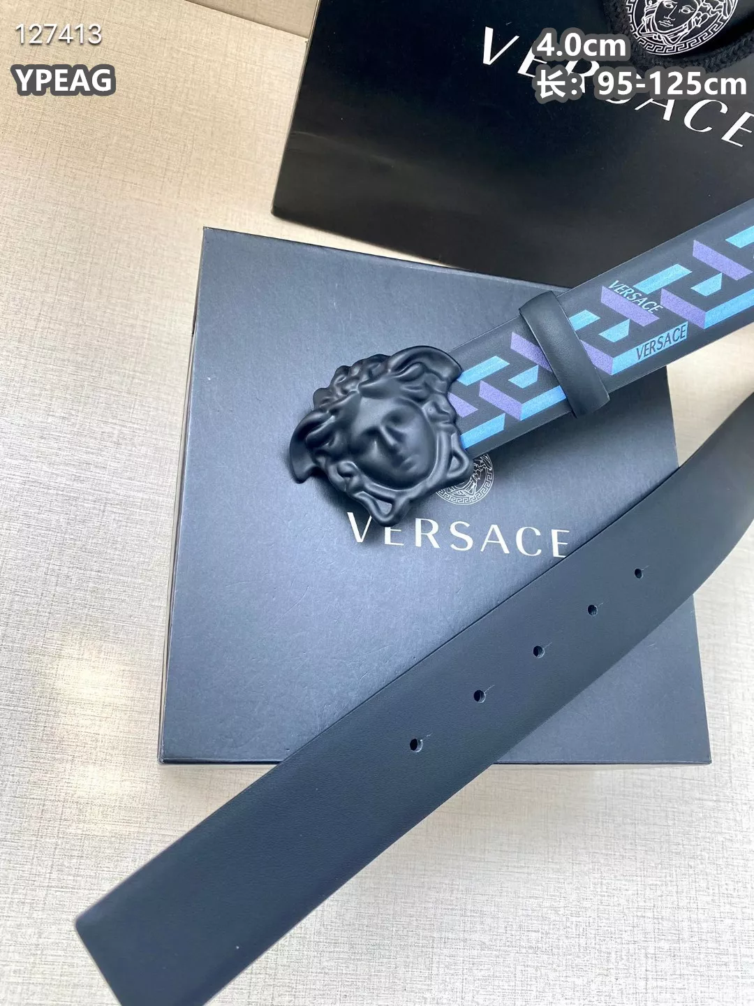 EyeCatching 3247 Versace AAA Quality Belts For Unisex
