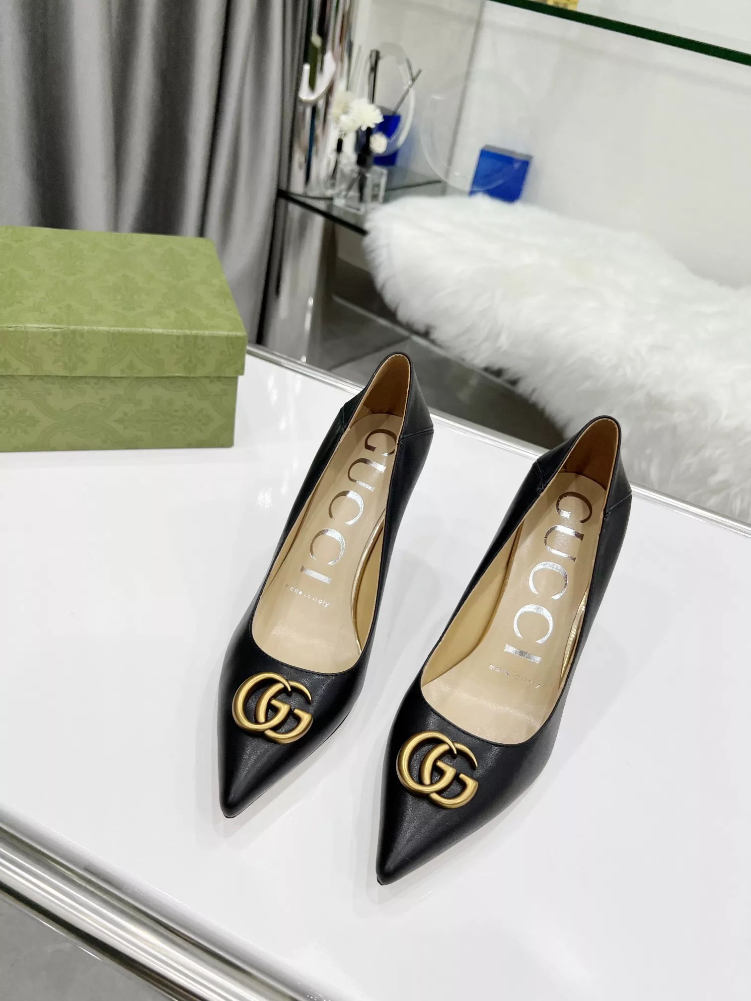 EyeCatching 3349 Gucci High-Heeled Shoes For Women