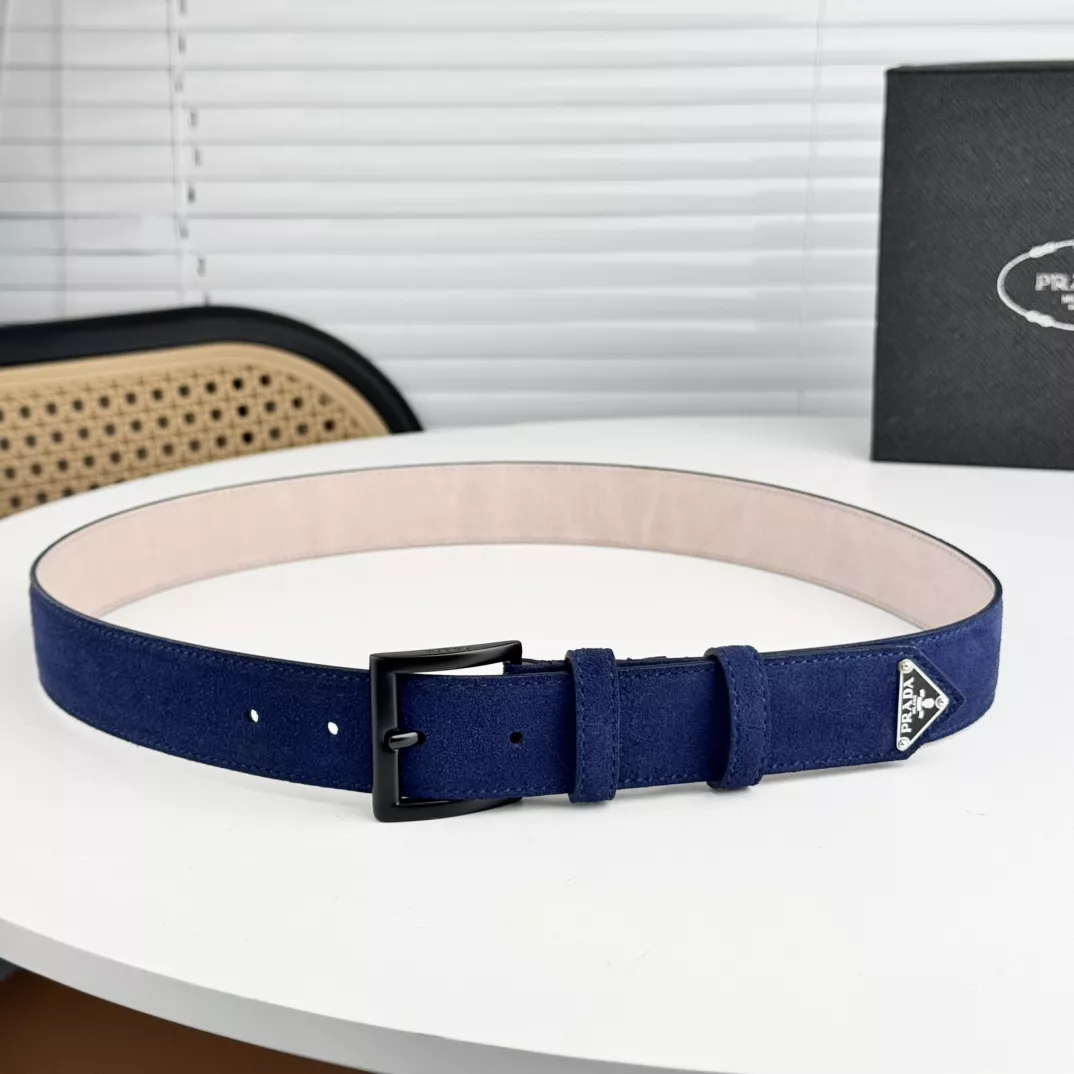 EyeCatching 3419 Prada AAA Quality Belts In 3.5cm For Unisex