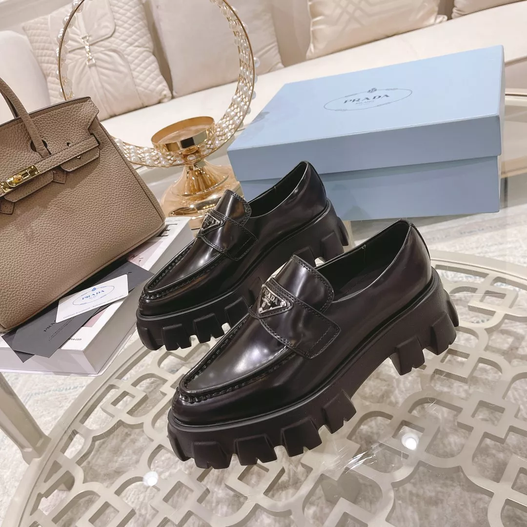 EyeCatching 3638 Prada Leather Shoes For Women