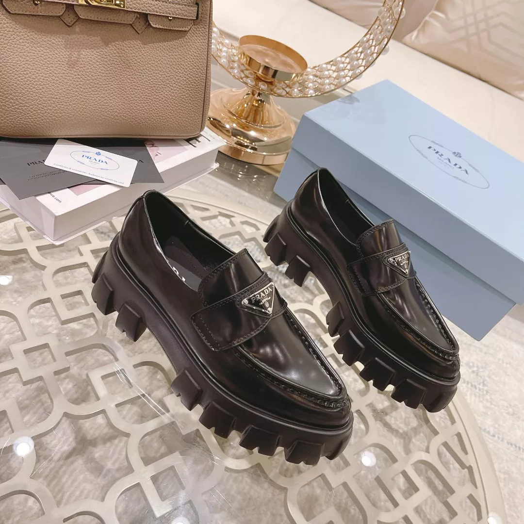 EyeCatching 3638 Prada Leather Shoes For Women