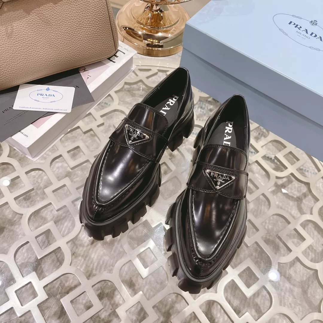 EyeCatching 3638 Prada Leather Shoes For Women