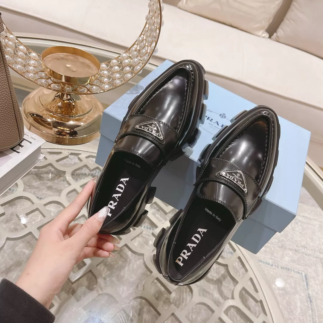 EyeCatching 3638 Prada Leather Shoes For Women
