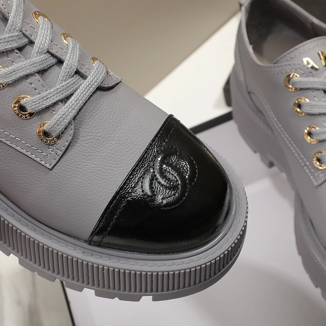 EyeCatching 4377 Chanel Leather Shoes For Women