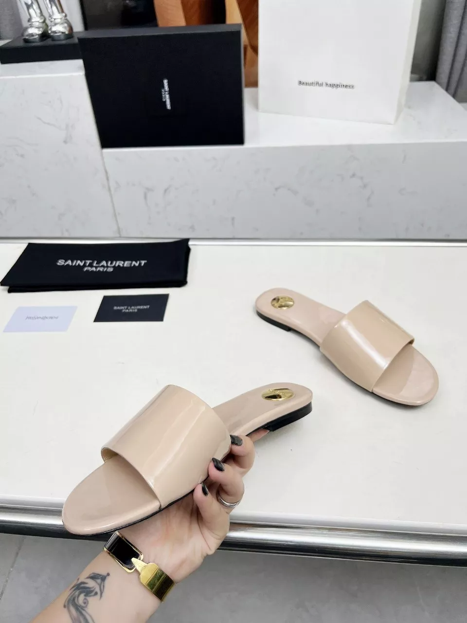 EyeCatching 4520 Yves Saint Laurent YSL Slippers For Women