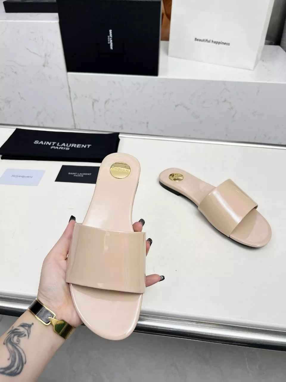 EyeCatching 4520 Yves Saint Laurent YSL Slippers For Women