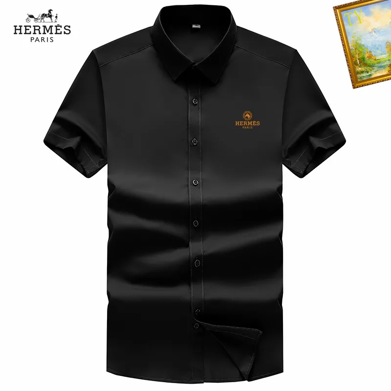 EyeCatching 4748 Hermes Shirts Short Sleeved For Men