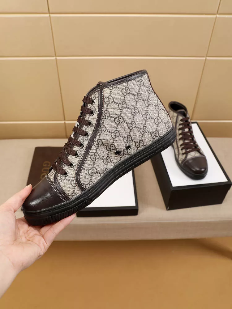 EyeCatching 4784 Gucci High Tops Shoes For Men