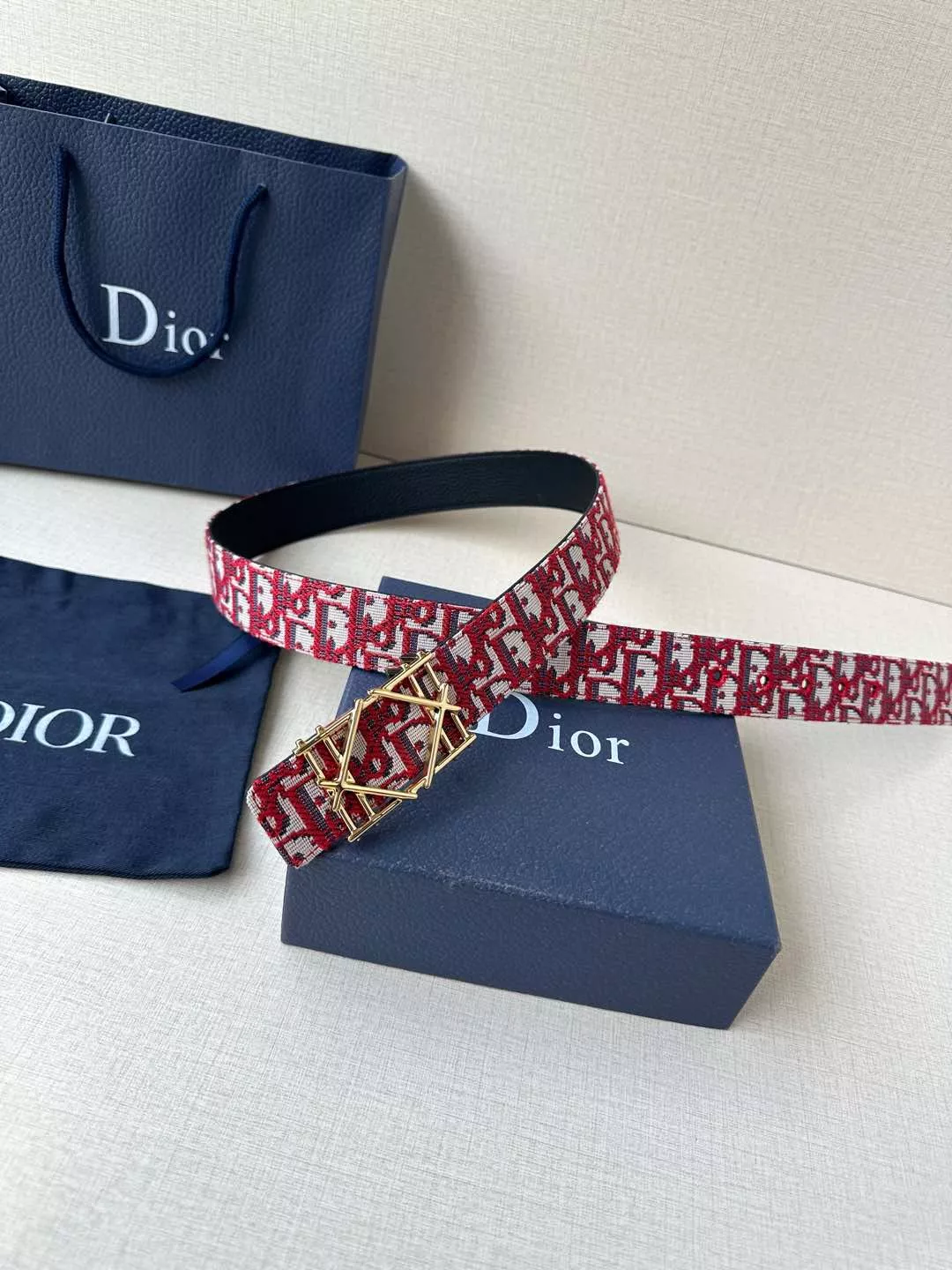 EyeCatching 4931 Christian Dior AAA Quality Belts In 3.5cm For Unisex