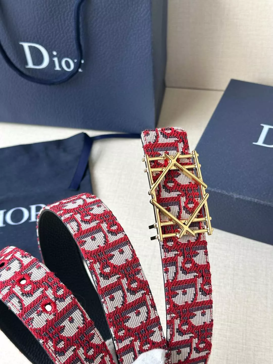 EyeCatching 4931 Christian Dior AAA Quality Belts In 3.5cm For Unisex