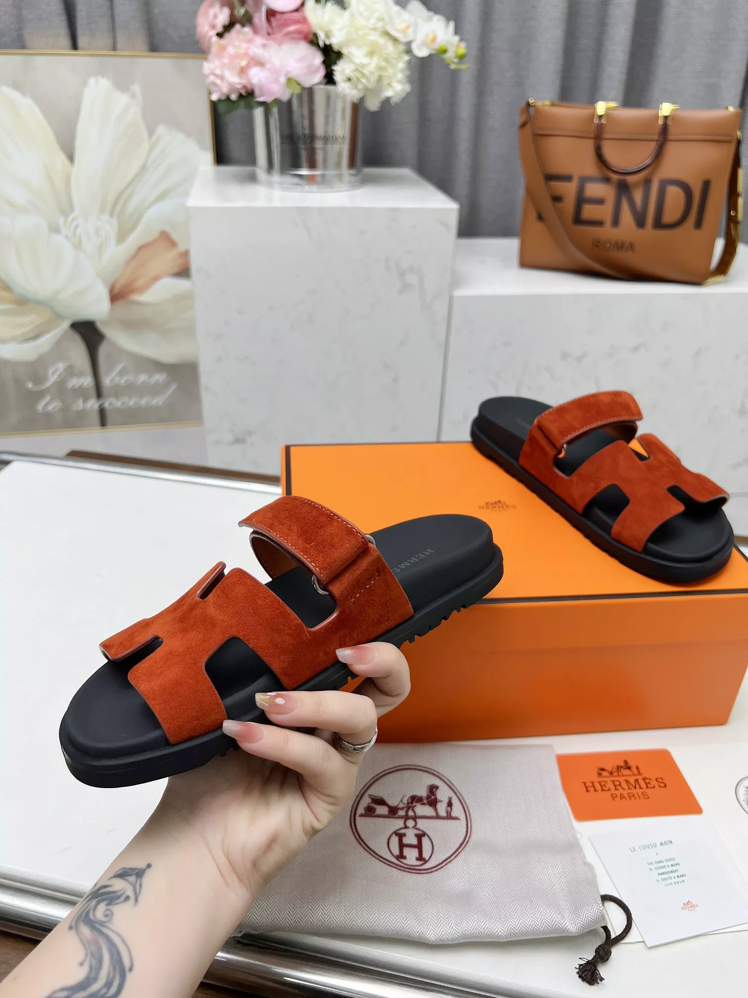EyeCatching 5017 Hermes Slippers For Women