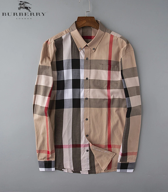 EyeCatching 537 Burberry Shirts Long Sleeved For Men