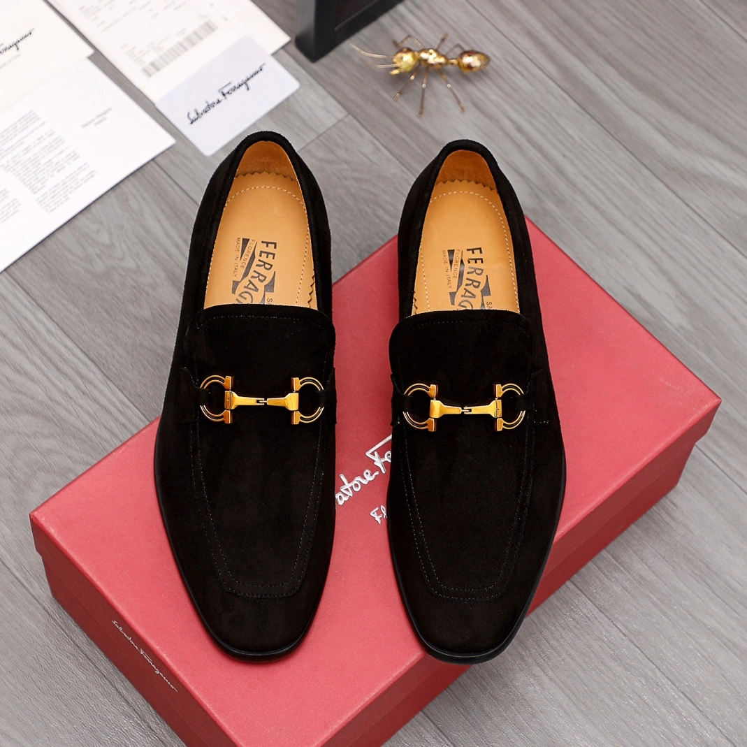 EyeCatching 5900 Salvatore Ferragamo Leather Shoes For Men