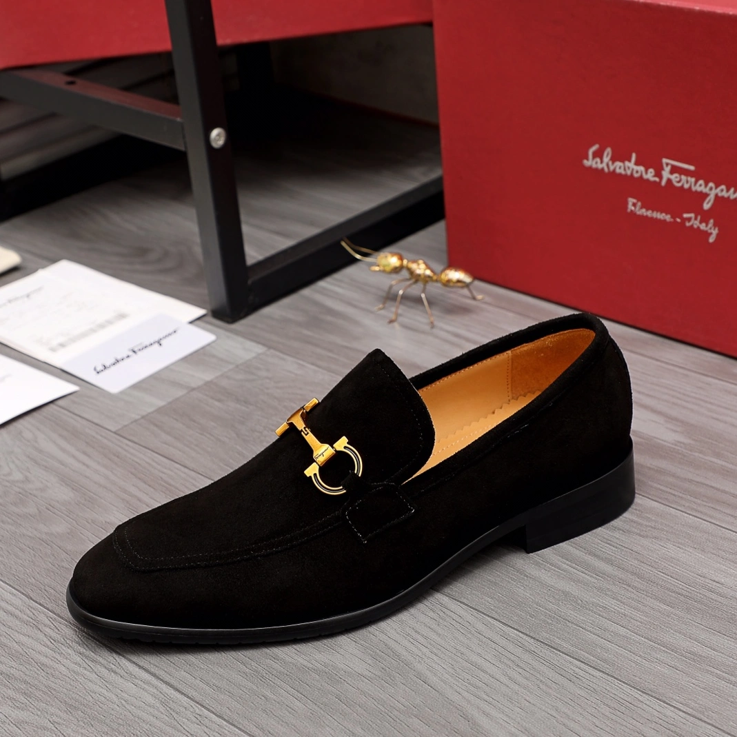 EyeCatching 5900 Salvatore Ferragamo Leather Shoes For Men
