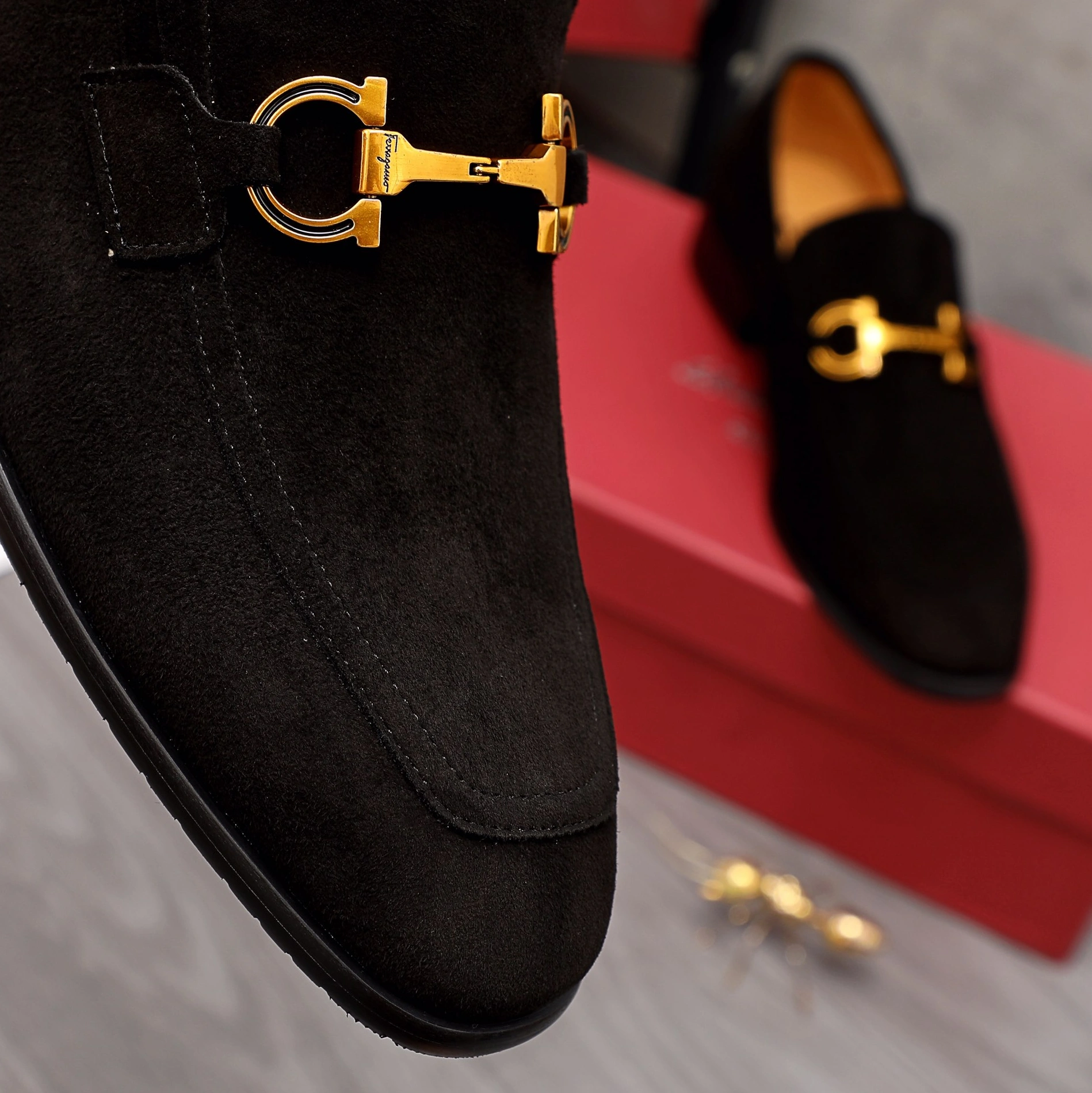 EyeCatching 5900 Salvatore Ferragamo Leather Shoes For Men