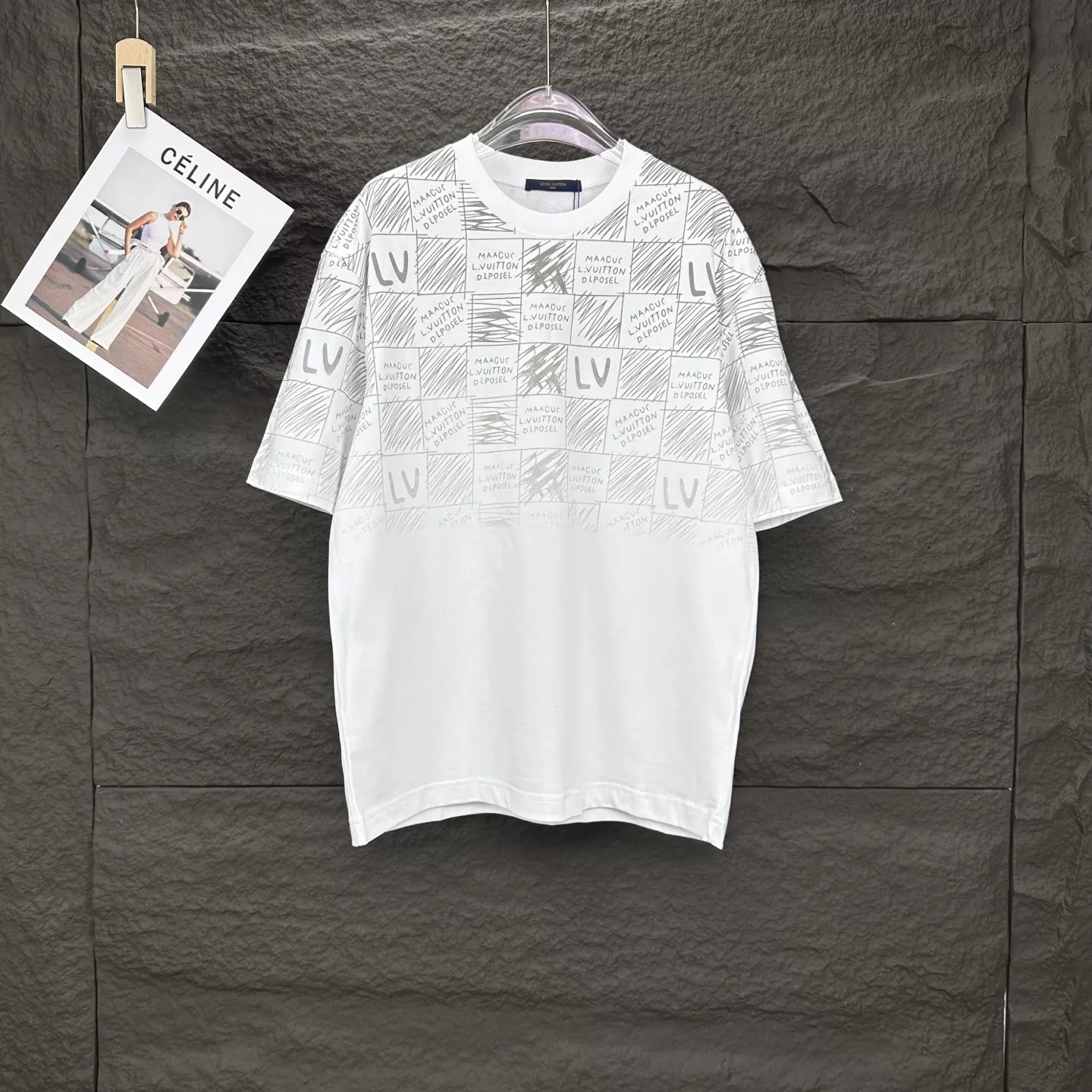 EyeCatching 6142 Louis Vuitton LV T-Shirts Short Sleeved For Unisex