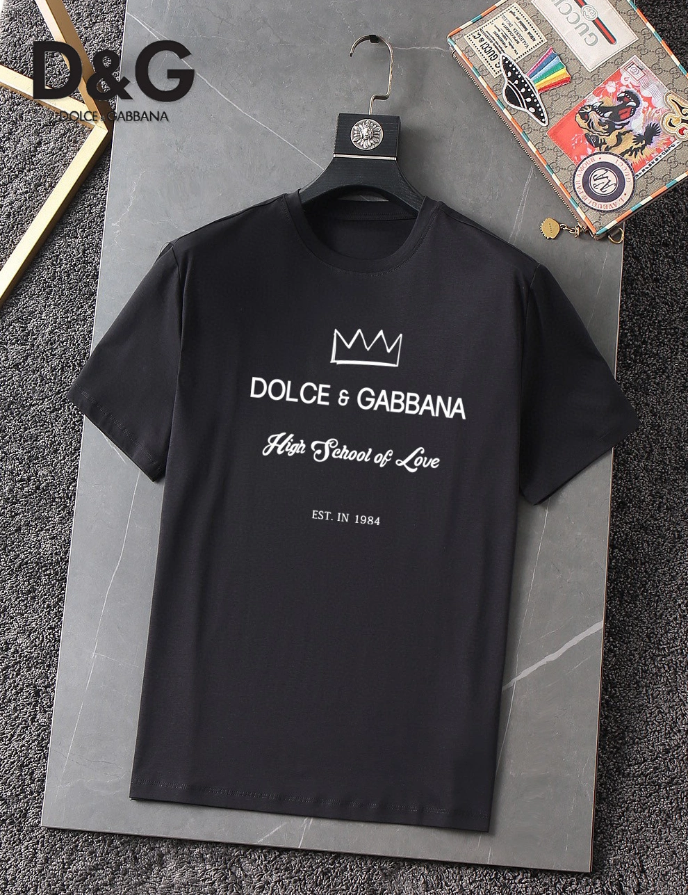 EyeCatching 7016 Dolce & Gabbana D&G T-Shirts Short Sleeved For Unisex