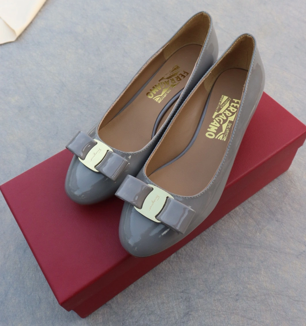 EyeCatching 7341 Salvatore Ferragamo Flat Shoes For Women