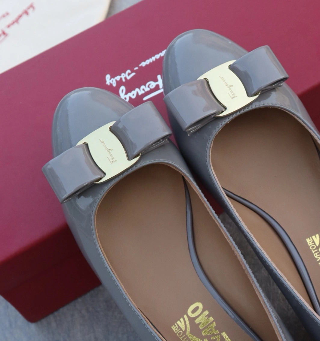 EyeCatching 7341 Salvatore Ferragamo Flat Shoes For Women