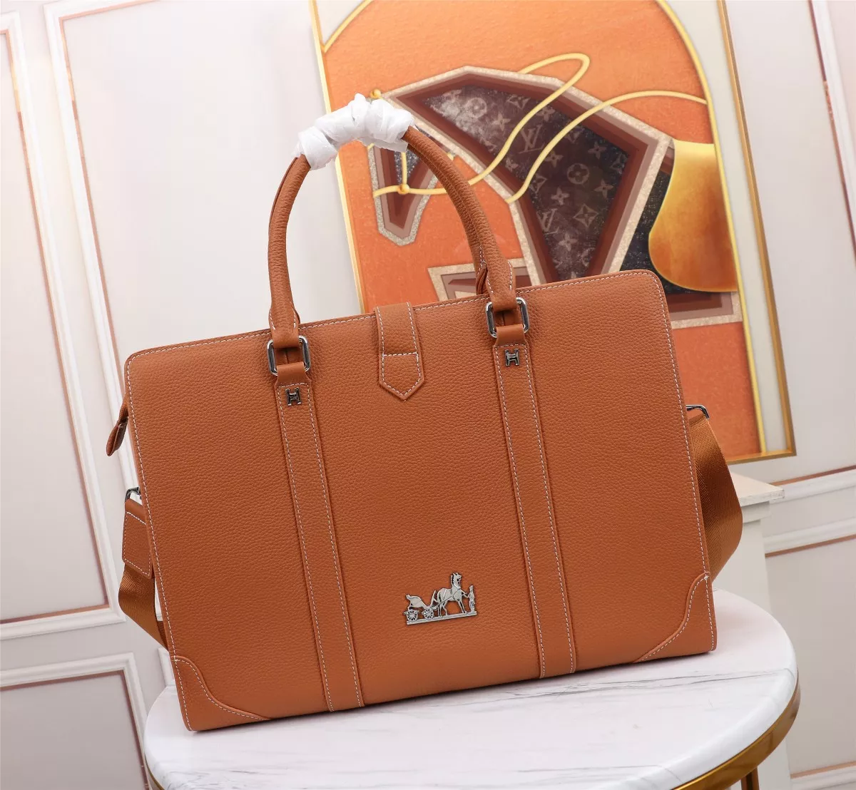 EyeCatching 7530 Hermes AAA Man Handbags