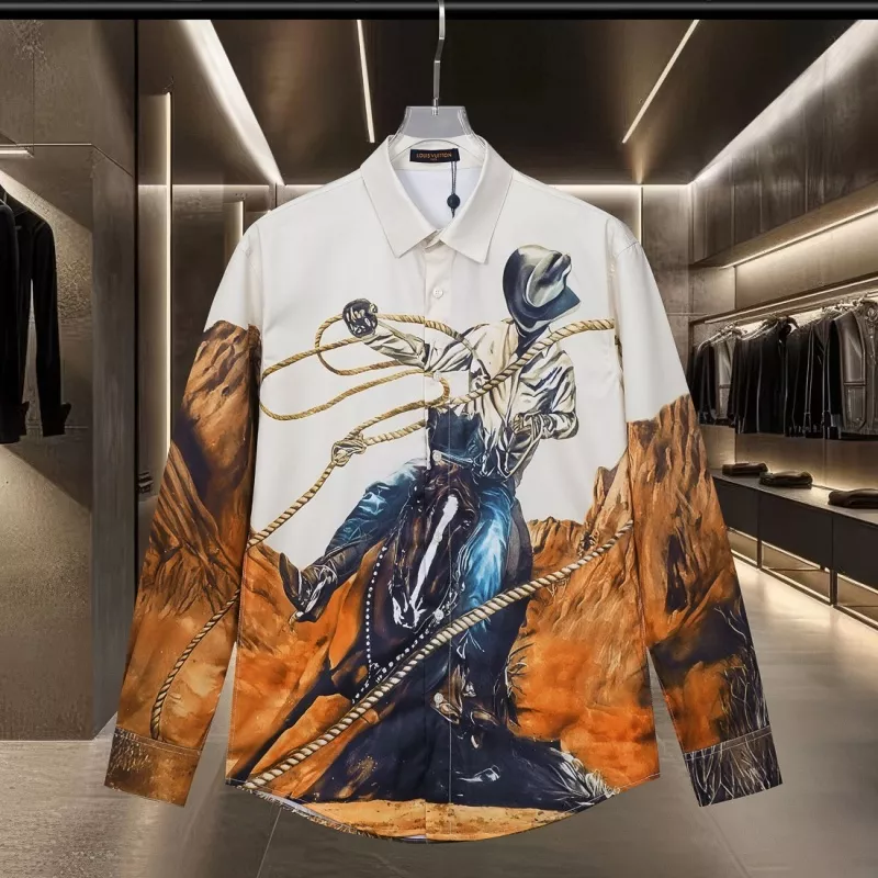 EyeCatching 840 Louis Vuitton LV Shirts Long Sleeved For Unisex