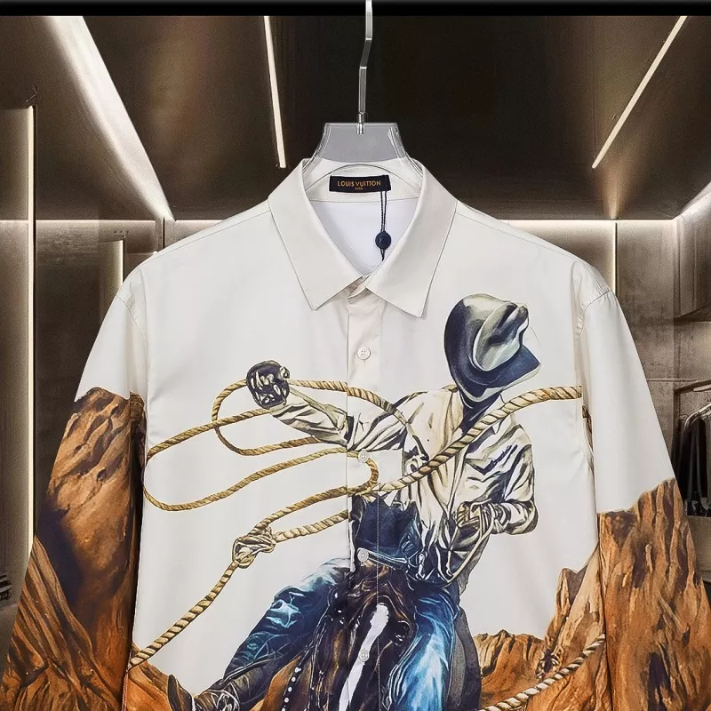 EyeCatching 840 Louis Vuitton LV Shirts Long Sleeved For Unisex