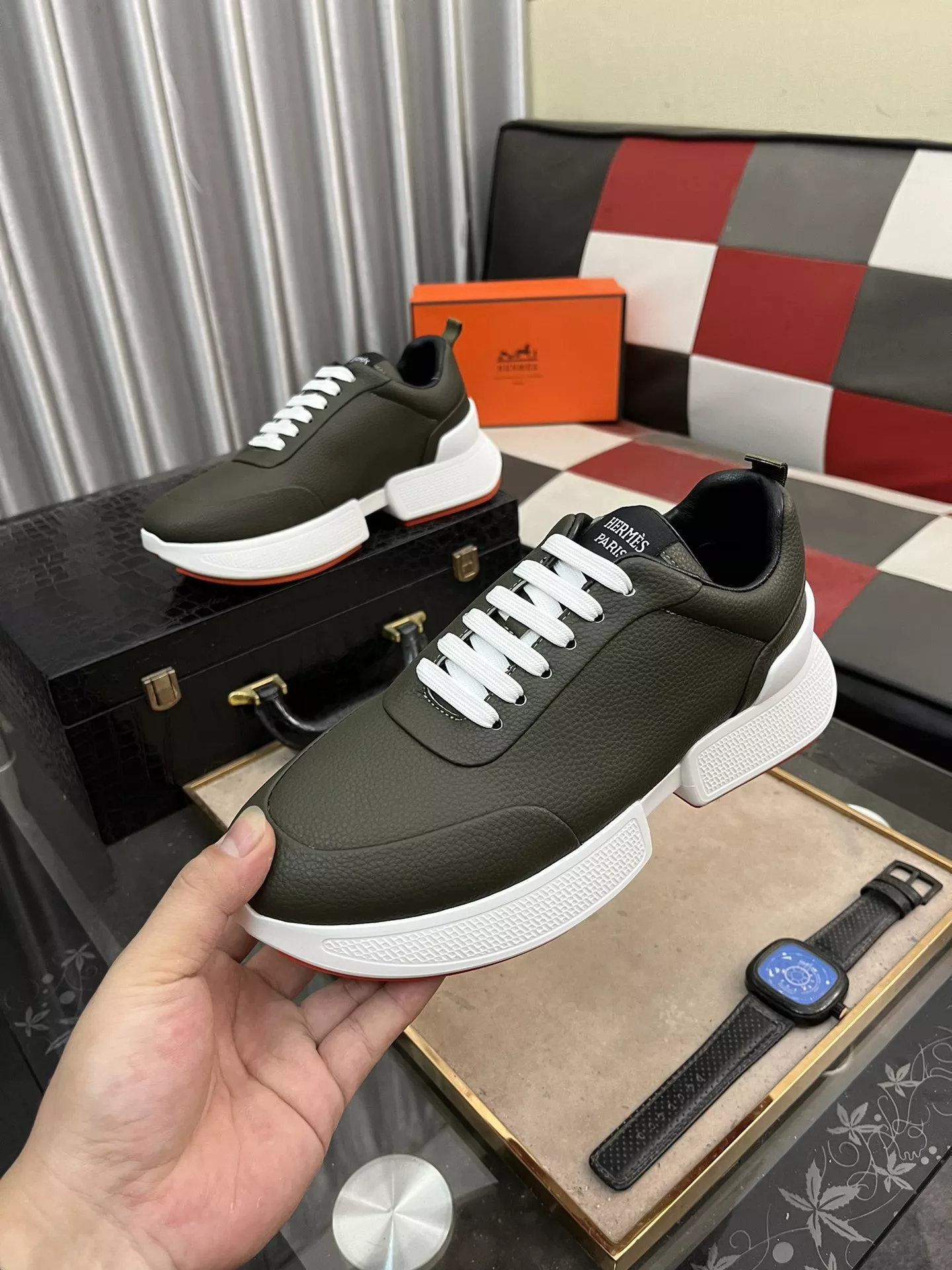 EyeCatching 8764 Hermes Casual Shoes For Men
