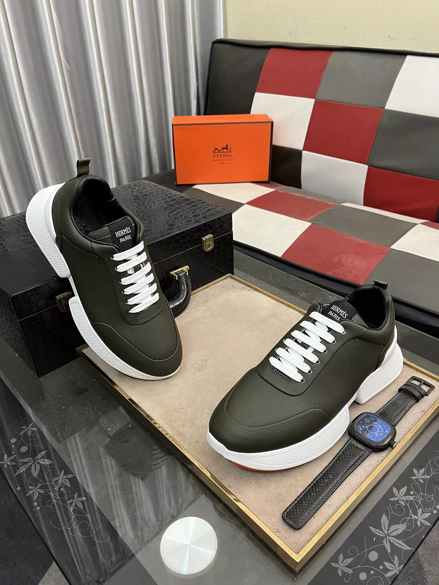 EyeCatching 8764 Hermes Casual Shoes For Men