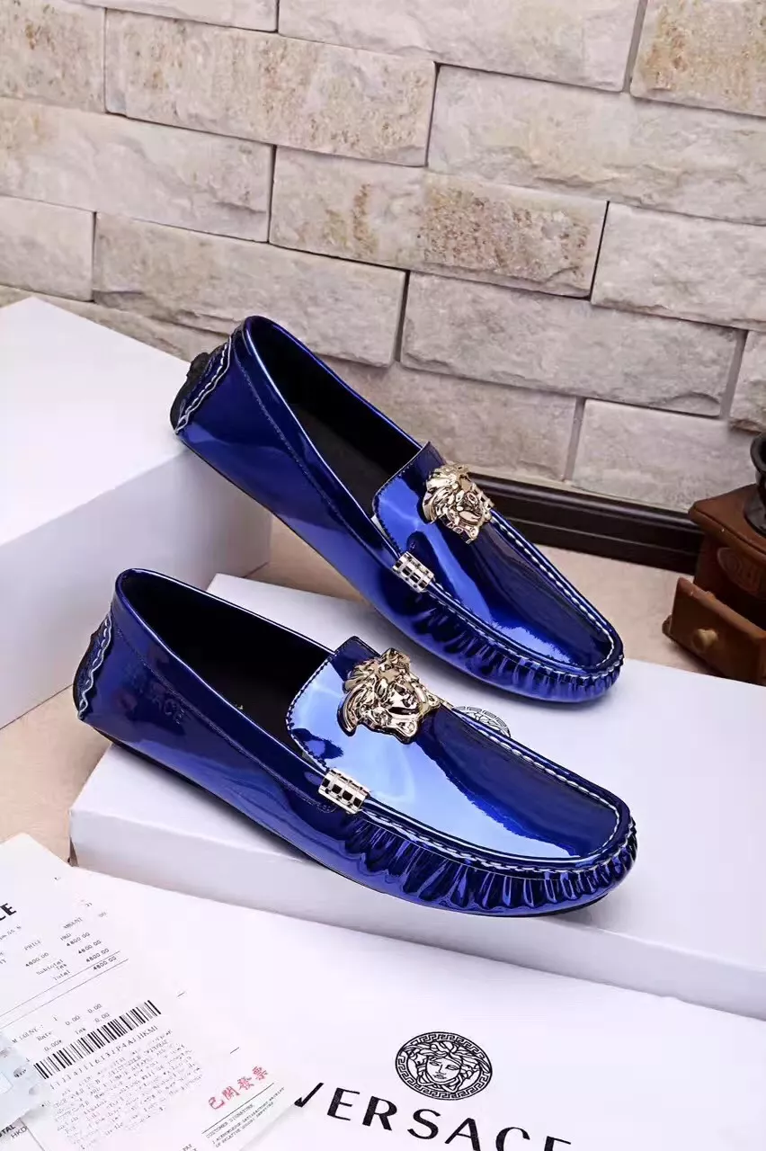 EyeCatching 8829 Versace Leather Shoes For Men