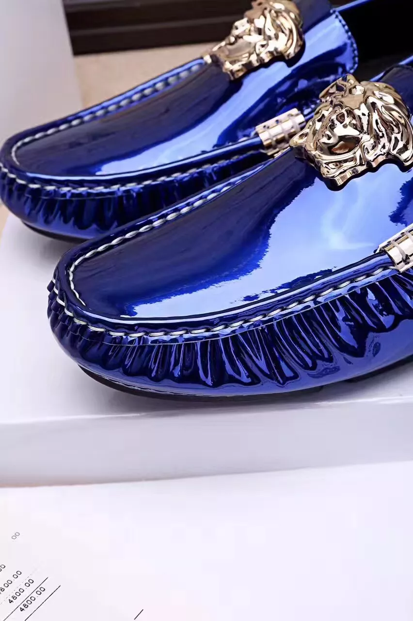 EyeCatching 8829 Versace Leather Shoes For Men