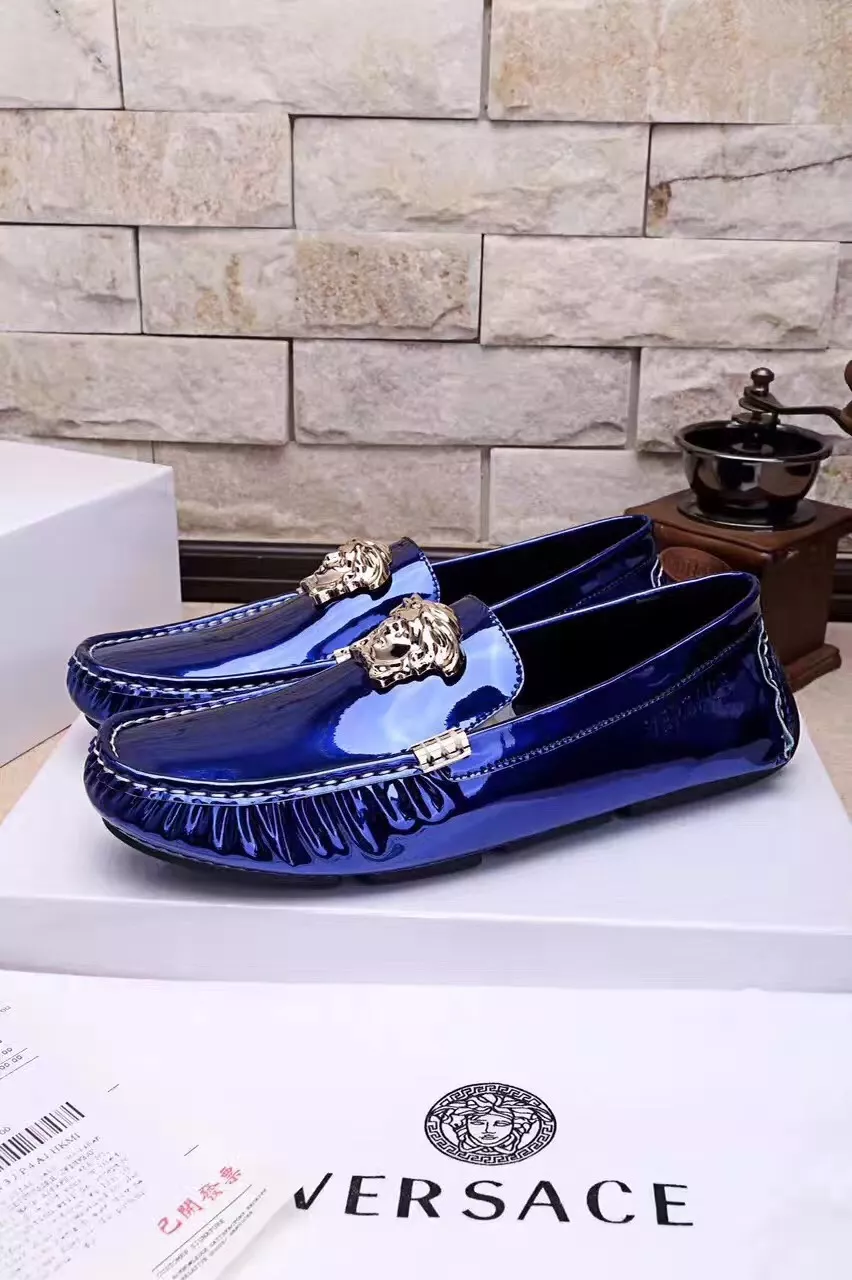 EyeCatching 8829 Versace Leather Shoes For Men