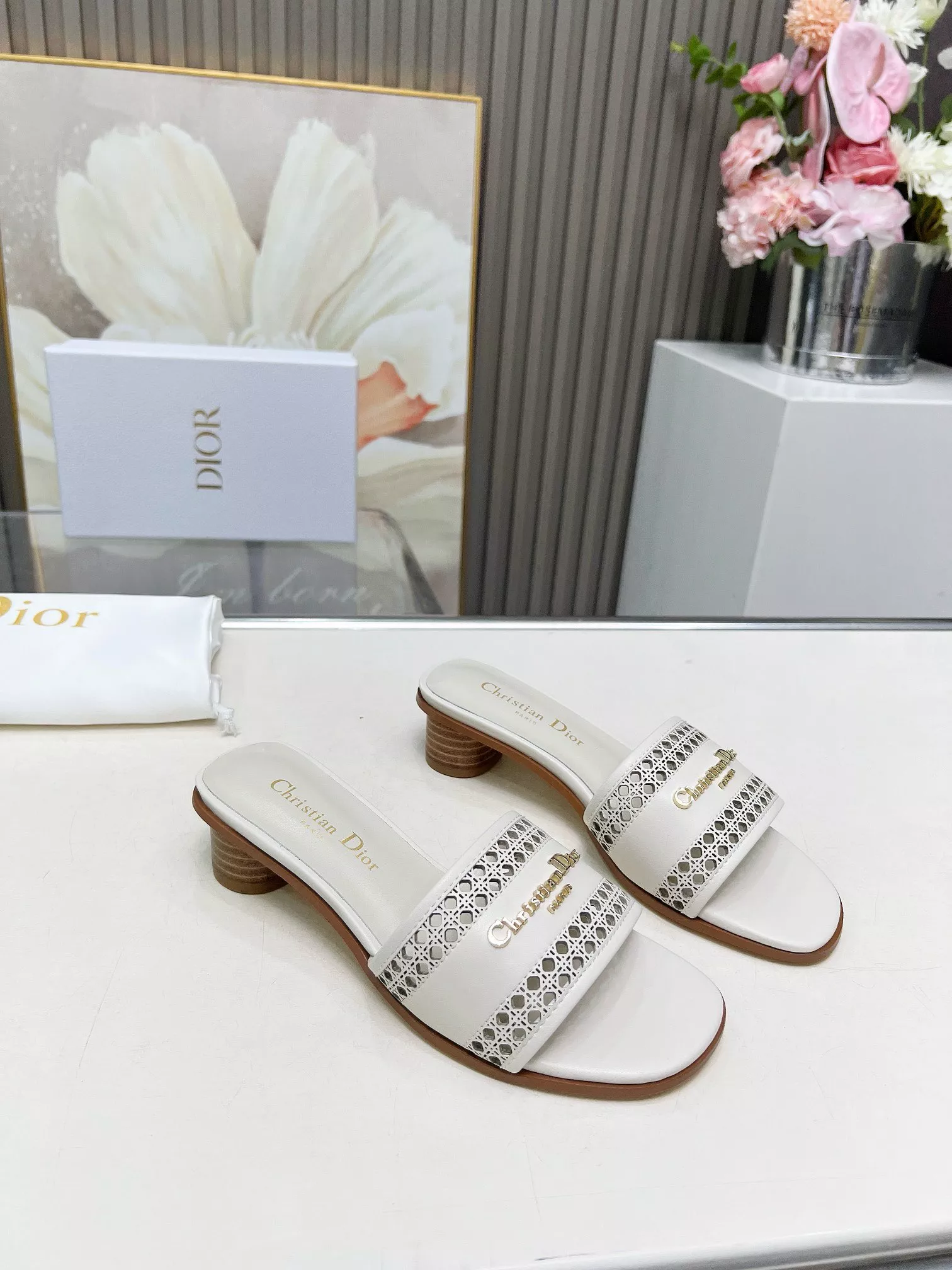 EyeCatching 8879 Christian Dior Slippers For Women