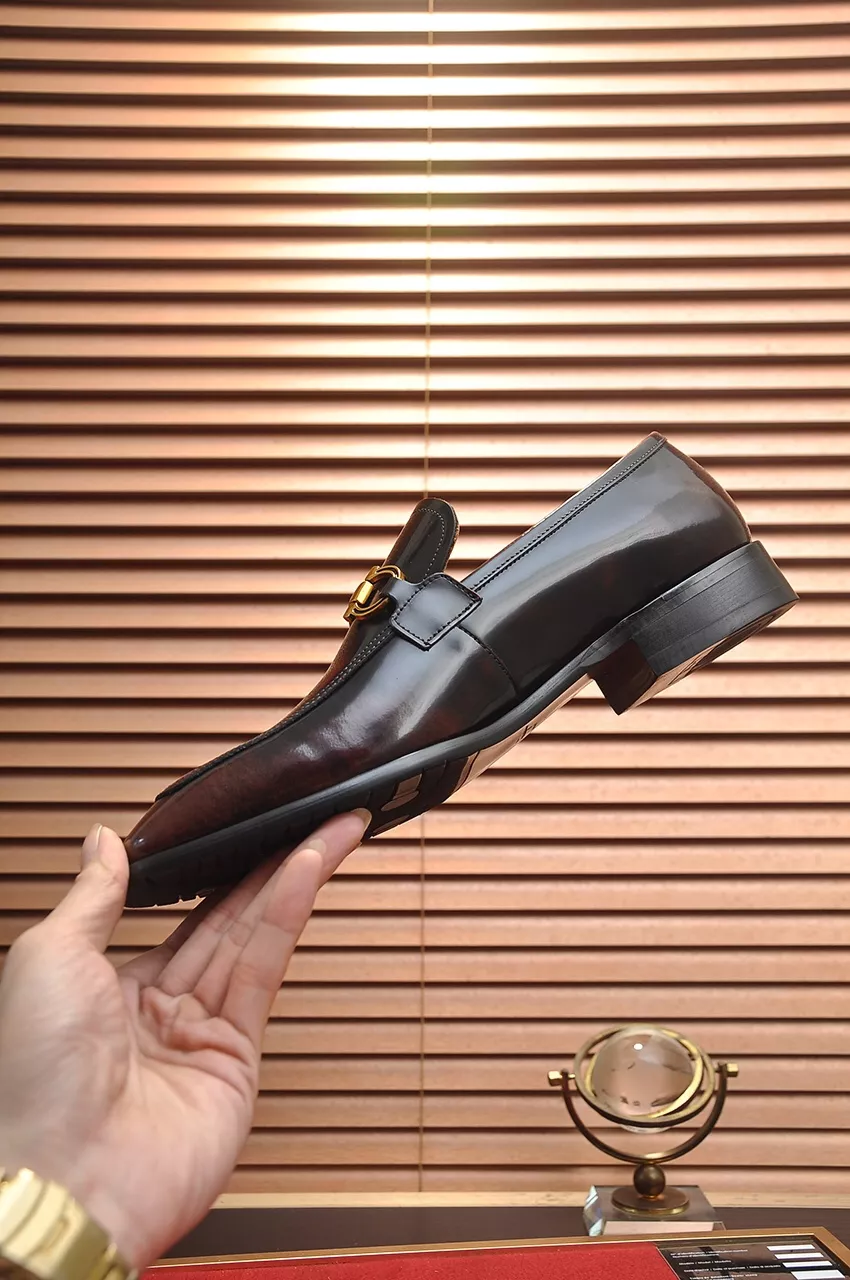 EyeCatching 9379 Salvatore Ferragamo Leather Shoes For Men