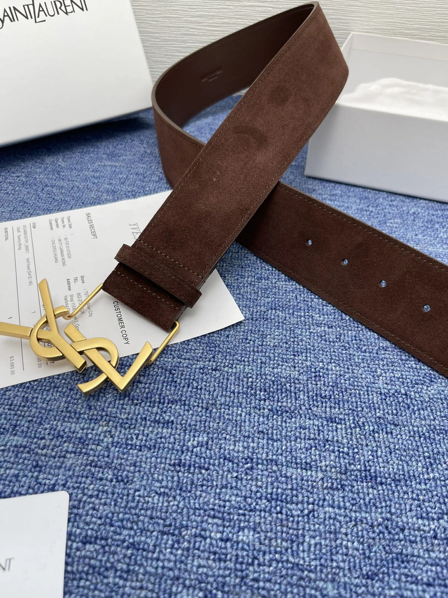 Fashionable 1159 Yves Saint Laurent AAA Quality Belts For Women
