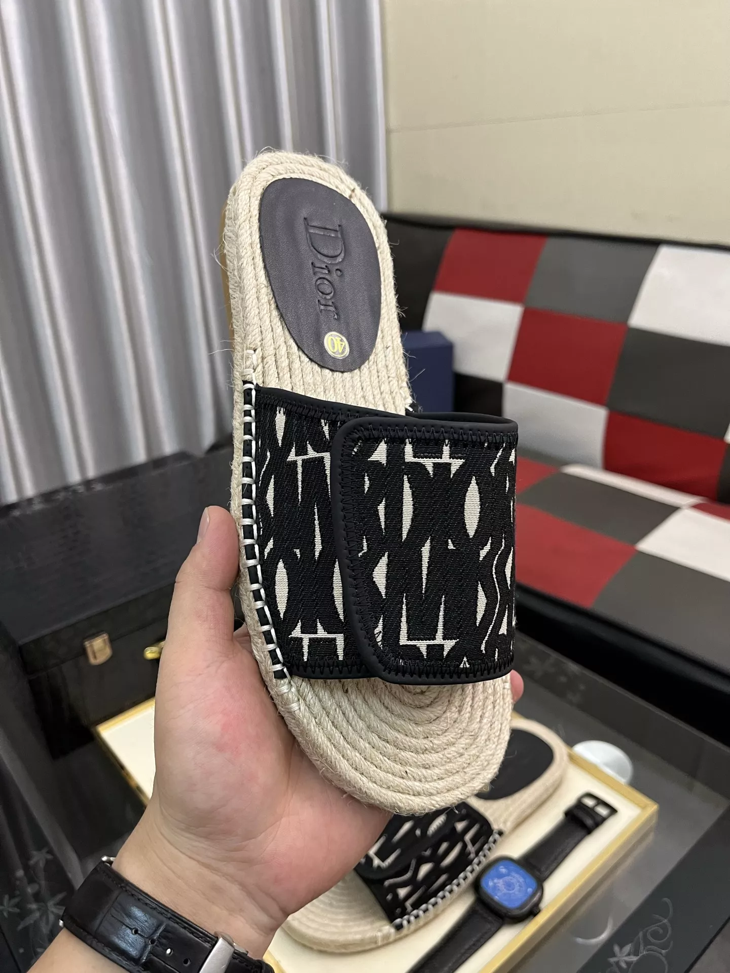 Fashionable 1382 Christian Dior Slippers For Men