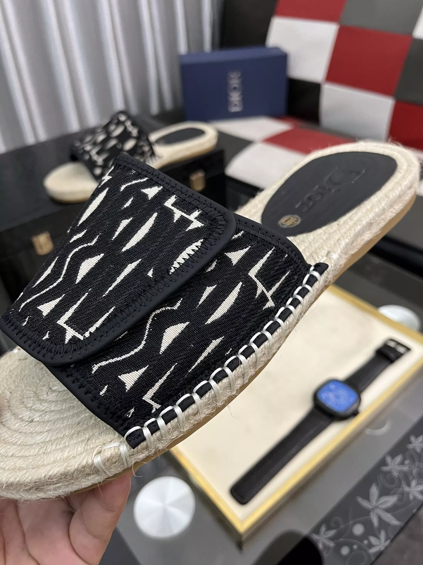 Fashionable 1382 Christian Dior Slippers For Men