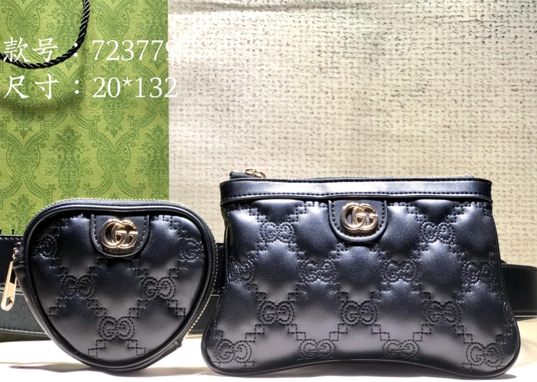Fashionable 1550 Gucci AAA Quality Belt Bags For Unisex