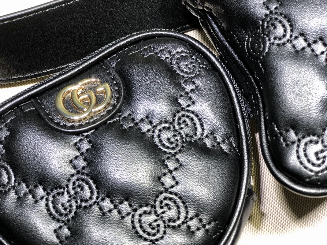 Fashionable 1550 Gucci AAA Quality Belt Bags For Unisex